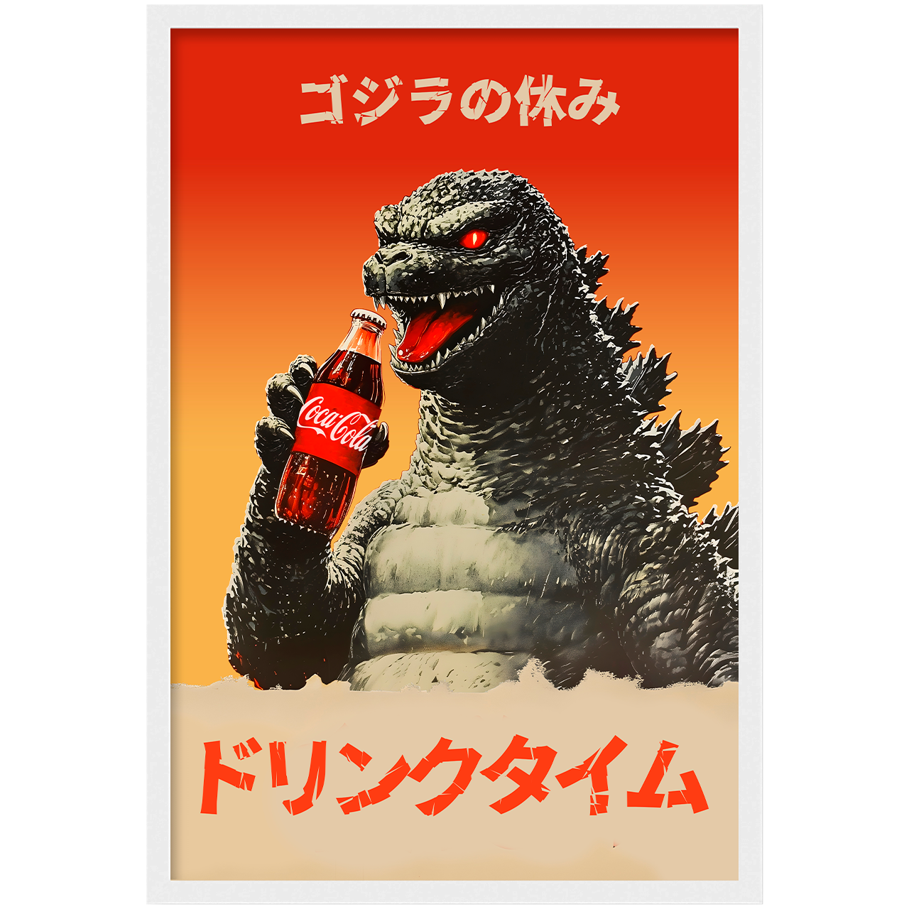 Godzilla's Vacation - Drink Time