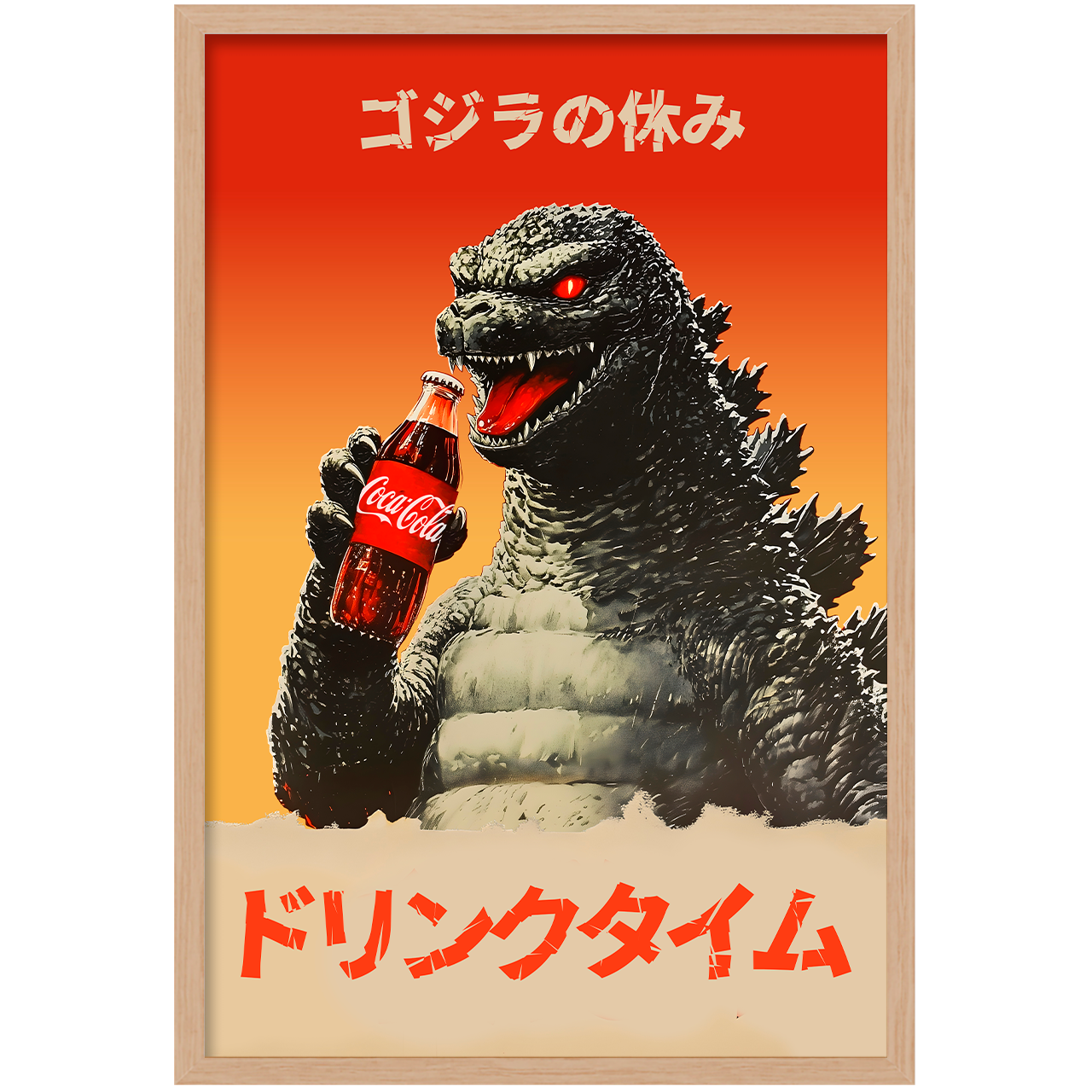 Godzilla's Vacation - Drink Time